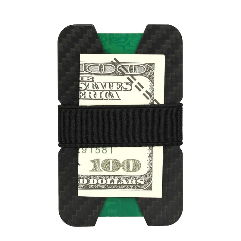 Carbon Fiber Credit Card Holder Rfid Blocking Slim Card Holder Travel 