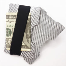 Load image into Gallery viewer, Carbon Fiber Credit Card Holder Slim RFID Blocking Band Wallets