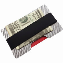 Load image into Gallery viewer, Carbon Fiber Credit Card Holder Slim RFID Blocking Band Wallets