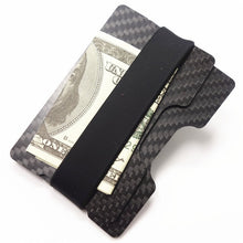 Load image into Gallery viewer, Carbon Fiber Credit Card Holder Slim RFID Blocking Band Wallets