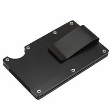 Load image into Gallery viewer, Slim Metal Credit Card Holder With RFID Anti-chief Travel Mini Wallet Metallic