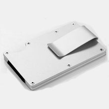 Load image into Gallery viewer, Slim Metal Credit Card Holder With RFID Anti-chief Travel Mini Wallet Metallic