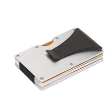 Load image into Gallery viewer, Minimalist Slim Wallet RFID Blocking Credit Cards Holder Metallic