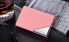 Load image into Gallery viewer, Steel Women Bank Credit Card Holder Travel Lady Protection RFID Wallet Polyurethane