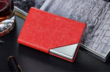 Load image into Gallery viewer, Steel Women Bank Credit Card Holder Travel Lady Protection RFID Wallet Polyurethane