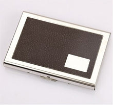 Load image into Gallery viewer, Metallic Porte Carte Pocket Card Holder Creditcard Wallet Men