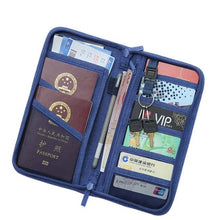 Load image into Gallery viewer, Casual Function Passport Holder Solid Travel Accessories Passport Polyester