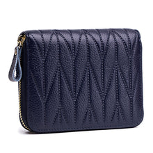 Load image into Gallery viewer, New Arrival Women Genuine Leather RFID Zipper Credit Card Holder
