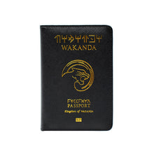 Load image into Gallery viewer, HEQUN Wakanda Travel Passport Cover Unisex RFID Polyurethane