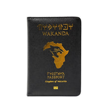 Load image into Gallery viewer, HEQUN Wakanda Travel Passport Cover Unisex RFID Polyurethane