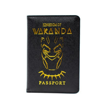 Load image into Gallery viewer, HEQUN Wakanda Travel Passport Cover Unisex RFID Polyurethane