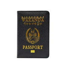 Load image into Gallery viewer, HEQUN Wakanda Travel Passport Cover Unisex RFID Polyurethane