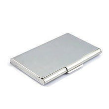 Load image into Gallery viewer, Creative Business Card Case Stainless Steel Aluminum Holder Metallic