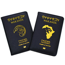 Load image into Gallery viewer, HEQUN Wakanda Travel Passport Cover Unisex RFID Polyurethane