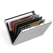 Load image into Gallery viewer, Fashion Aluminum Antimagnetic Card Holder Women Men Metallic