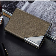 Load image into Gallery viewer, Fashion Business ID Credit Card Holder Function Women Men Polyurethane