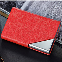 Load image into Gallery viewer, Fashion Business ID Credit Card Holder Function Women Men Polyurethane