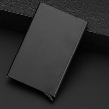 Load image into Gallery viewer, New Automatic Silde Aluminum ID Cash Card Holder Men Business RFID Metallic