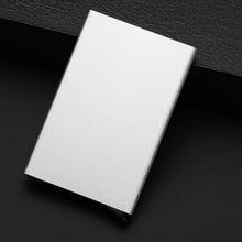 Load image into Gallery viewer, New Automatic Silde Aluminum ID Cash Card Holder Men Business RFID Metallic