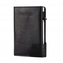 Load image into Gallery viewer, Men Women RFID Card Case Minimalist Genuine Leather