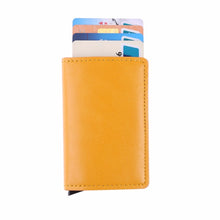 Load image into Gallery viewer, Metal Men Card Holder RFID Aluminium Alloy Credit Card Holder Polyurethane