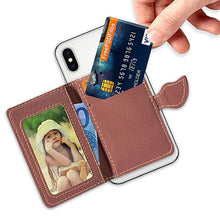 Load image into Gallery viewer, Creative Polyurethane leather Phone Wallet Case Women Men Credit Card Holder