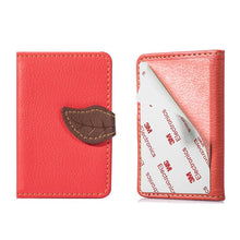 Load image into Gallery viewer, Creative Polyurethane leather Phone Wallet Case Women Men Credit Card Holder