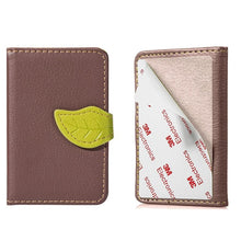 Load image into Gallery viewer, Creative Polyurethane leather Phone Wallet Case Women Men Credit Card Holder