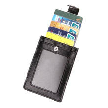 Load image into Gallery viewer, Women Men RFID Blocking Wallet Pull Out Slim Business Credit Card Genuine Leather