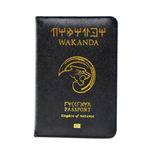 Load image into Gallery viewer, DIKEDAKU Wakanda Passport Cover Unisex Rfid High Quality Polyurethane