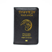 Load image into Gallery viewer, DIKEDAKU Wakanda Passport Cover Unisex Rfid High Quality Polyurethane