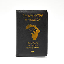 Load image into Gallery viewer, DIKEDAKU Wakanda Passport Cover Unisex Rfid High Quality Polyurethane