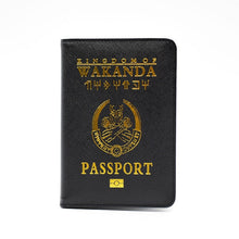 Load image into Gallery viewer, DIKEDAKU Wakanda Passport Cover Unisex Rfid High Quality Polyurethane