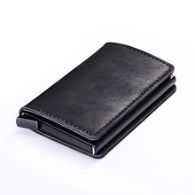 Load image into Gallery viewer, RFID Blocking Vintage Credit Card Holder Men Aluminum Polyurethane