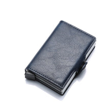 Load image into Gallery viewer, 2019 New Double Layers Anti RFID Men leather Credit Card Holder Polyurethane