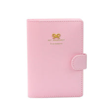 Load image into Gallery viewer, ISHOWTIENDA Passport Cover Rfid Black Polyurethane Leather Cards Passport Holder