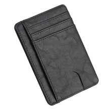 Load image into Gallery viewer, THINKTHENDO Slim RFID Blocking Leather Wallet Credit Polyurethane