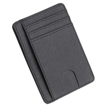 Load image into Gallery viewer, THINKTHENDO Slim RFID Blocking Leather Wallet Credit Polyurethane