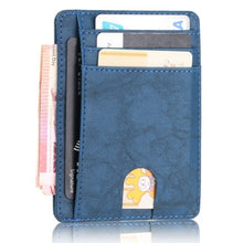 Load image into Gallery viewer, TRASSORY Men Women Small Bank Travel Leather Business Card Case Polyurethane