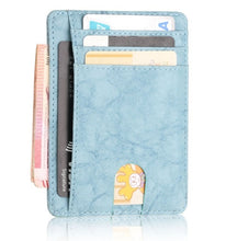 Load image into Gallery viewer, TRASSORY Men Women Small Bank Travel Leather Business Card Case Polyurethane