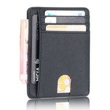 Load image into Gallery viewer, TRASSORY Men Women Small Bank Travel Leather Business Card Case Polyurethane
