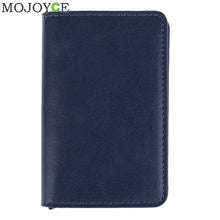 Load image into Gallery viewer, Fashion Polyurethane Leather Automatic Up Card Case Business Card Holder RFID Men Women