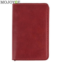 Load image into Gallery viewer, Fashion Polyurethane Leather Automatic Up Card Case Business Card Holder RFID Men Women