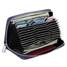 Load image into Gallery viewer, TRASSORY 2018 Anti Rfid Blocking Male Famale 36 Slots Card Wallet Genuine Leather Zipper Long Design Clutch Wallet Purse
