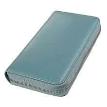 Load image into Gallery viewer, TRASSORY 2018 Anti Rfid Blocking Male Famale 36 Slots Card Wallet Genuine Leather Zipper Long Design Clutch Wallet Purse