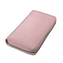 Load image into Gallery viewer, TRASSORY 2018 Anti Rfid Blocking Male Famale 36 Slots Card Wallet Genuine Leather Zipper Long Design Clutch Wallet Purse