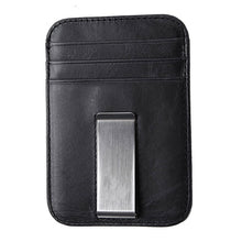 Load image into Gallery viewer, RFID Genuine Leather Wallet Money Clip Men Credit Cart Wallet Male