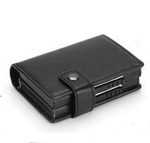 Load image into Gallery viewer, Mutifunction Men Blocking Rfid Wallet Mini Polyurethane Leather Business