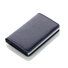 Load image into Gallery viewer, New RFID Blocking Vintage Leather Credit Card Holder Men Polyurethane
