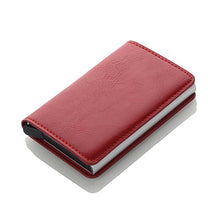 Load image into Gallery viewer, New RFID Blocking Vintage Leather Credit Card Holder Men Polyurethane